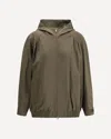 Marni Hooded Bomber Jacket In Green