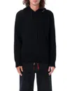 Marni Deconstructed Contrast-stitch Relaxed-fit Cotton Knitted Jumper In Black