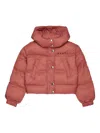 Marni Hooded Puffer Jacket In Pink