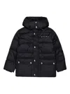 Marni Hooded Quilted Jacket In Black