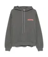 Marni Gray Loopback Cotton Jersey Hoodie In Black
