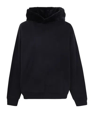 MARNI MARNI LONG SLEEVED FAUX-FUR HOODIE