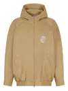 Marni Brown Drill Bomber Jacket In Brown