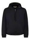 Marni Hooded Zip-up Jacket In Black