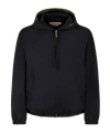 Marni Hooded Zip-up Jacket In Black