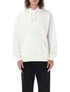 Marni Blue Hoodie With Logo On Chest For Men In Naturalwhite