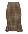 Marni Houndstooth Flared Skirt In Multi