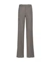 Marni Houndstooth-pattern Straight-leg Trousers In Gray