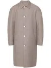 Marni Houndstooth-print Coat In Brown