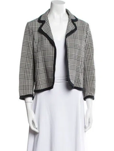 Pre-owned Marni Houndstooth Print Evening Jacket In Multi