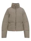Marni Quilted Jacket With Houndstooth Pattern