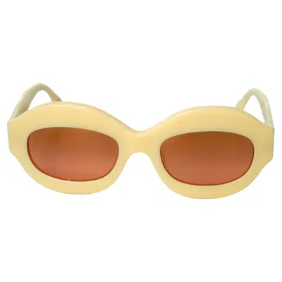 Pre-owned Marni Ik Kil Cenote Tinted Sunglasses In Orange