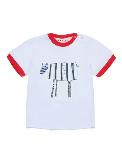 Marni Babies' Illustration-print T-shirt In White