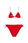 Marni Bow-detail Bikini Set In Red