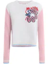 Marni Intarsia Jumper In Inw01 Lily White