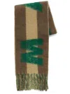 MARNI INTARSIA-KNIT ALPACA WOOL-BLEND SCARF