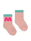 Marni Intarsia-knit Socks In Pink