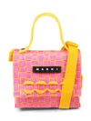 Marni Interwoven Tote Bag In Pink