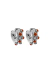 Marni Irregular Earrings In Gray