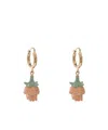 Marni Irregular Earrings In Multi