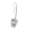 Marni Stylish Design Textured Drop Earrings In Metallic
