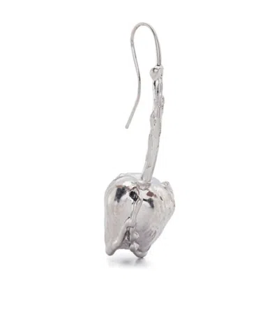 Marni Irregular Shape Earrings In Silver