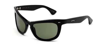 Marni Isamu Black Green Zek Men's Sunglasses Black Size 60