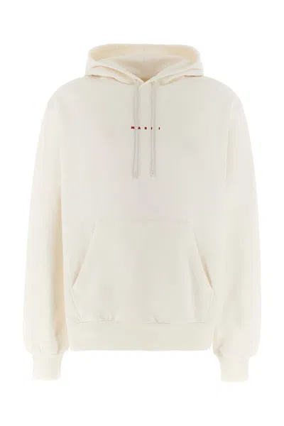 Marni Logo Hoodie Sweatshirt In L1w02