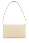 Marni Women Ivory Leather Prisma Shoulder Bag