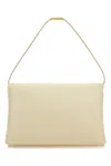 Marni Women Ivory Leather Prisma Shoulder Bag