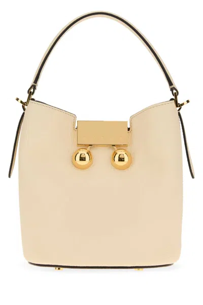 Marni Ivory Leather Trunkaroo Handbag