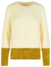 Marni Multicolor Fleece Wool Sweatshirt In Neutral