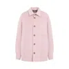Marni Wool Short Coat In Pink