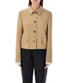 Marni Single-breasted Blazer In Beige