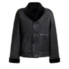 Marni Black Reversible Shearling Jacket In Black