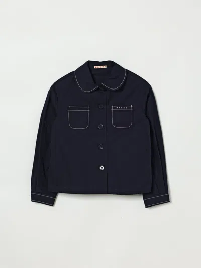 Marni Jacket  Kids Color Blue In Brown