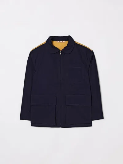 Marni Babies' Jacket  Kids Color Black In Blue