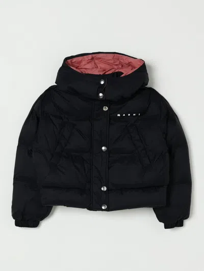 MARNI JACKET MARNI KIDS COLOR BLACK,H28223002