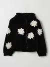 Marni Faux-shearling Hooded Jacket In Schwarz