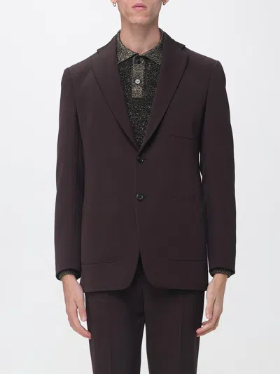 Marni Jacket Men Color Bronze In Burgundy