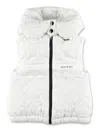 Marni Detachable-hood Quilted Waistcoat In White
