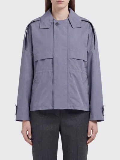 Marni Jacket Woman Color Grey In Purple