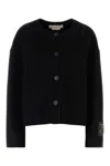 Marni Black Felt Blazer In Black