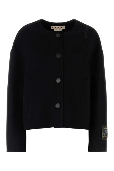 Marni Jackets And Vests In Black