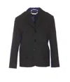 Marni Jacket With Front Pockets And Long Sleeves In Black