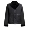 Marni Black Reversible Shearling Jacket In Black