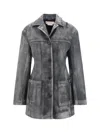 Marni Leather Jacket In Black