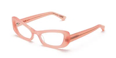 Marni Jarbek Pink S3d Men's Glasses Pink Size 55 - Free Lenses - Blue Light Block Available In Opaque Pink