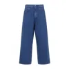 Marni Hight Waist And Wide Leg Jeans In Blue