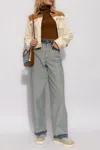 Marni Low-waisted Reverse Jeans In Blue
